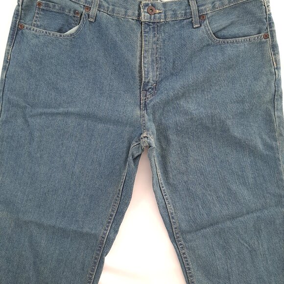 NWT Urban Pipeline Up Relaxed Straight Fit Blue Denim Jeans Men's 38x30 - Picture 2 of 10